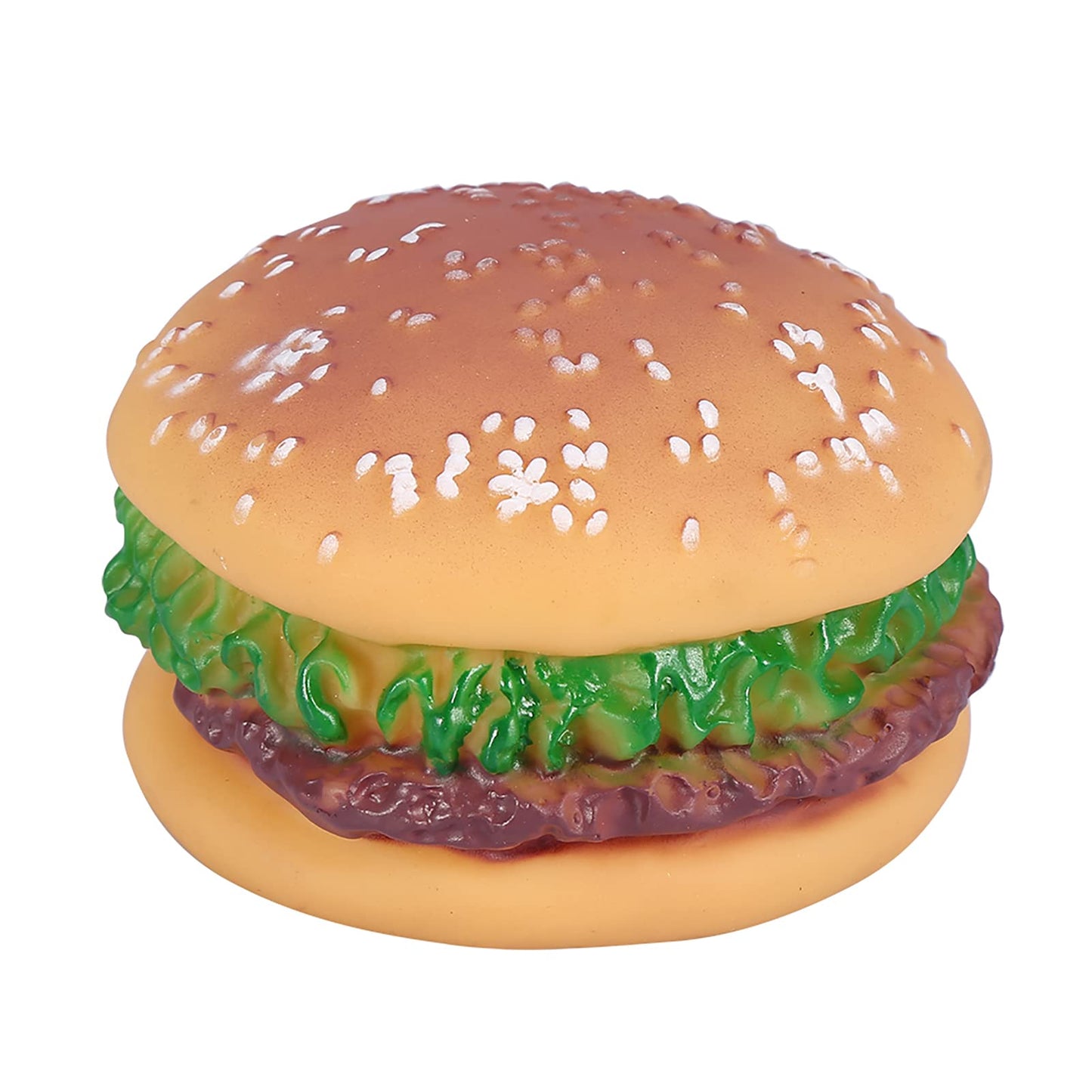 Galepromot 1Pcs Bite-Resistant Dog Toys Squeaky Chewing Toys Tooth Cleaning Dog Supplies Golden Retriever Teddy Pets etc Dog Training Sofa Damage Prevention Hamburger Pet Toys Dog Squeak Toys